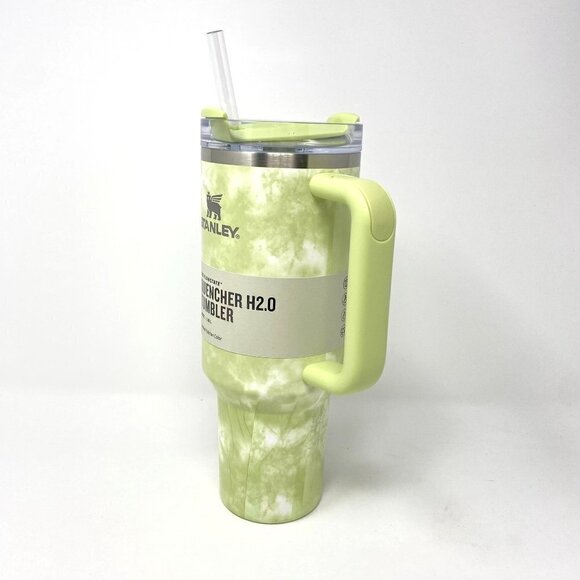 Stanley 40 oz Stainless Steel H2.0 FlowState Quencher Tumbler Citron Tie Dye - Picture 2 of 5